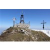 Метеостанция (1891-1944) и крест на вершине (h = 2139 м) горы Obir 